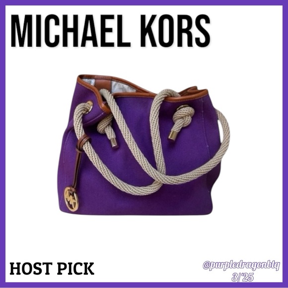 MICHAEL KORS MARINA TOTE 💜 🎉 HOST PICK 🎉 💜 - Picture 1 of 8